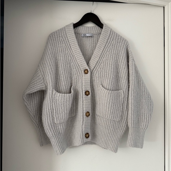 Zara Pocket Knit Cardigan - Picture 4 of 5